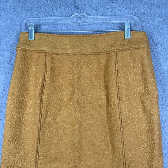 [BANANA‎ REPUBLIC] Mustard yellow gold pencil skirt - Picture 5 of 12